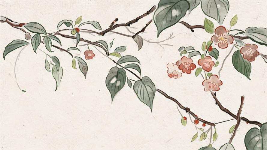 水墨丹青·寒香入屏 | 精选水墨梅花背景壁纸鉴赏